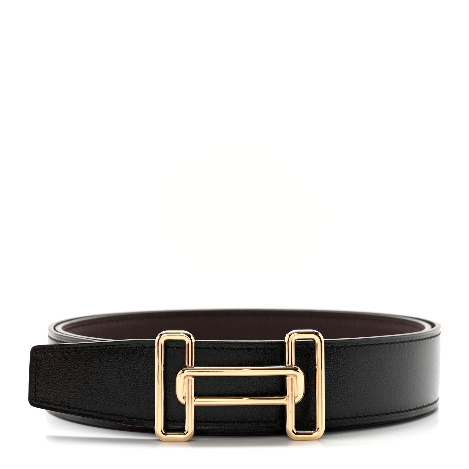 Hermes Box 135 Togo 38mm Royal Belt Black Chocolate 1 of 7