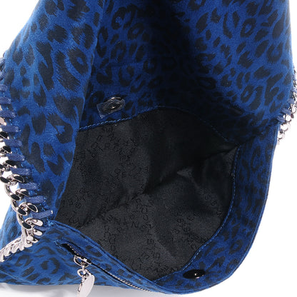 Stella McCartney Leopard Print Falabella Clutch Blue 5 of 7