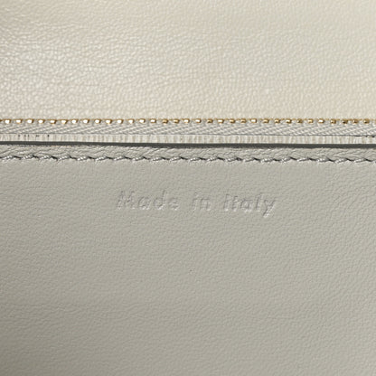 Celine Liege Calfskin Medium Classic Box Flap Bag Pale Grey 7 of 11