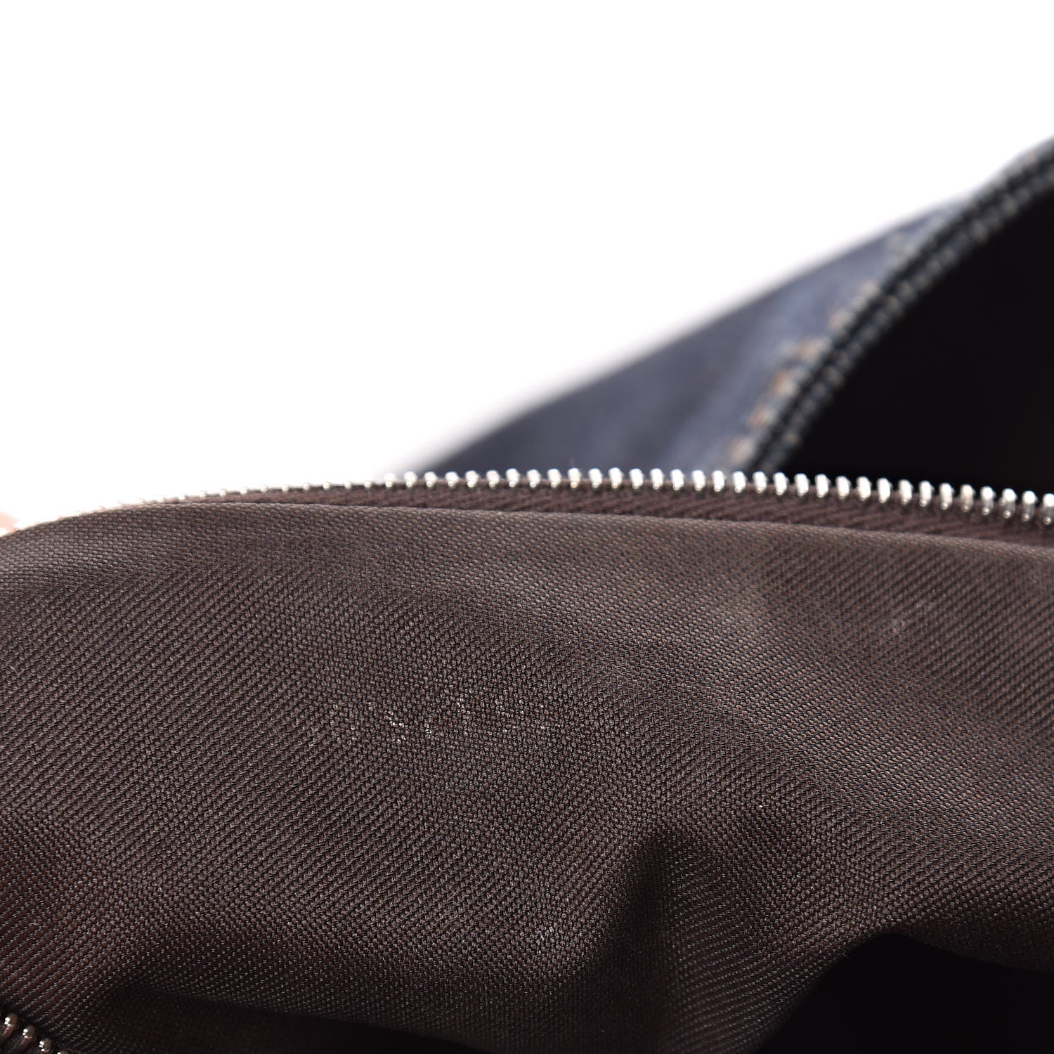Fendi Denim Mama Baguette Blue 7 of 14