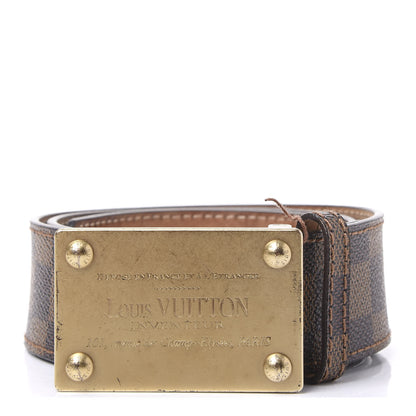 Louis Vuitton Damier Ebene Inventeur Belt 80 32 1 of 9