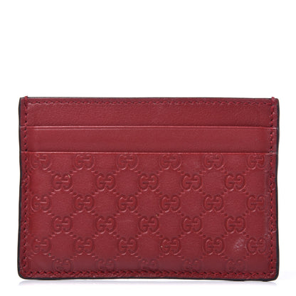 Gucci Microguccissima Card Holder Red 1 of 8