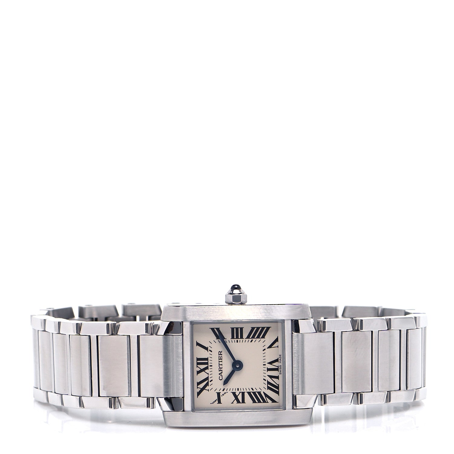 Cartier Stainless Steel 20mm Tank Francaise Quartz Watch 2 of 5