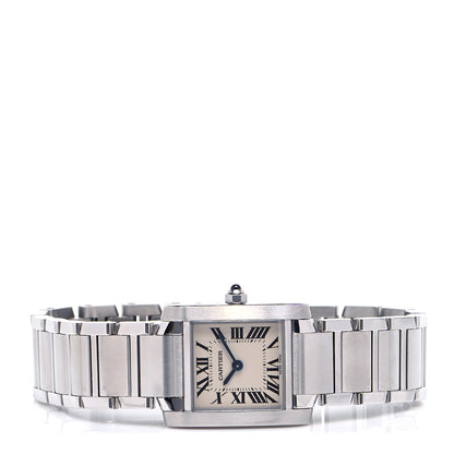Cartier Stainless Steel 20mm Tank Francaise Quartz Watch 2 of 5