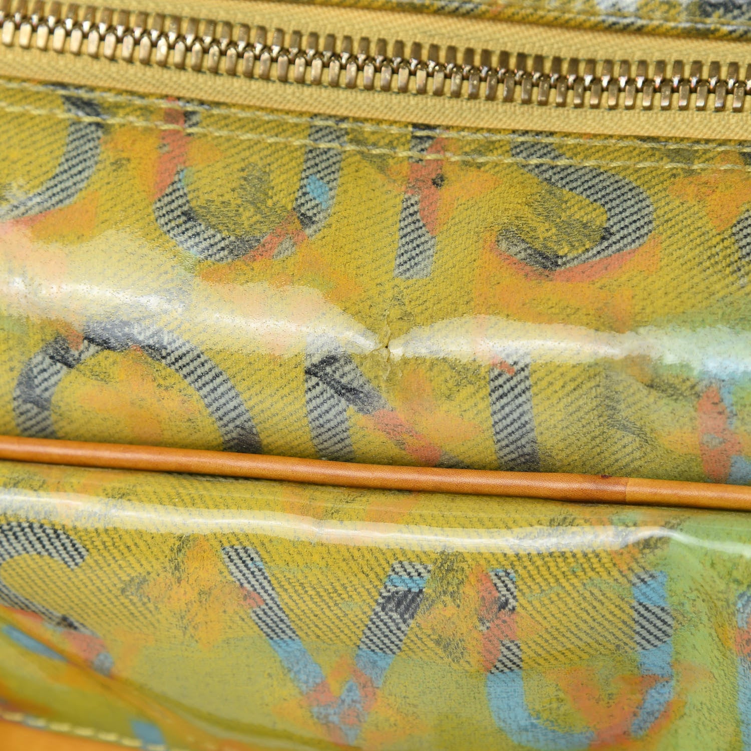 Louis Vuitton Monogram Pulp Defile Weekender PM Yellow 18 of 21