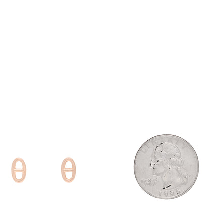 Hermes 18K Rose Gold TPM Farandole Stud Earrings 2 of 5