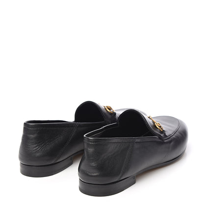 Gucci Lambskin Womens Brixton Horsebit Loafers 40 Black 3 of 8