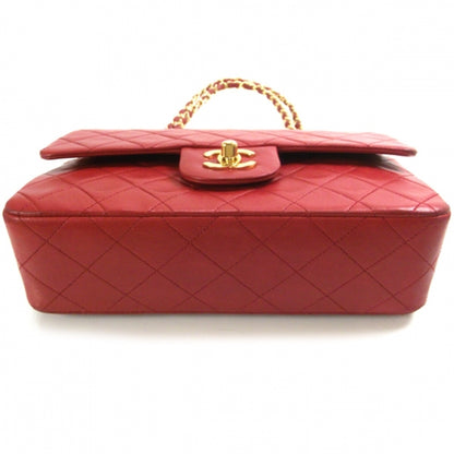 Chanel Lambskin Quilted Small Double Flap Red 4 of 13