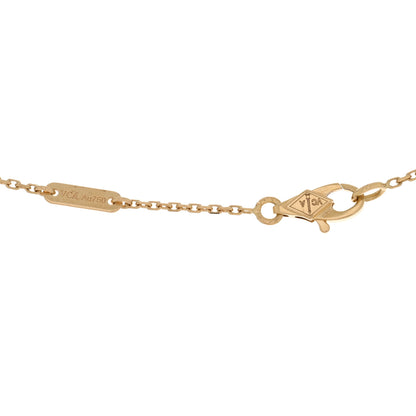 Van Cleef & Arpels 18K Yellow Gold Mother of Pearl Sweet Alhambra Butterfly Pendant Necklace 4 of 4
