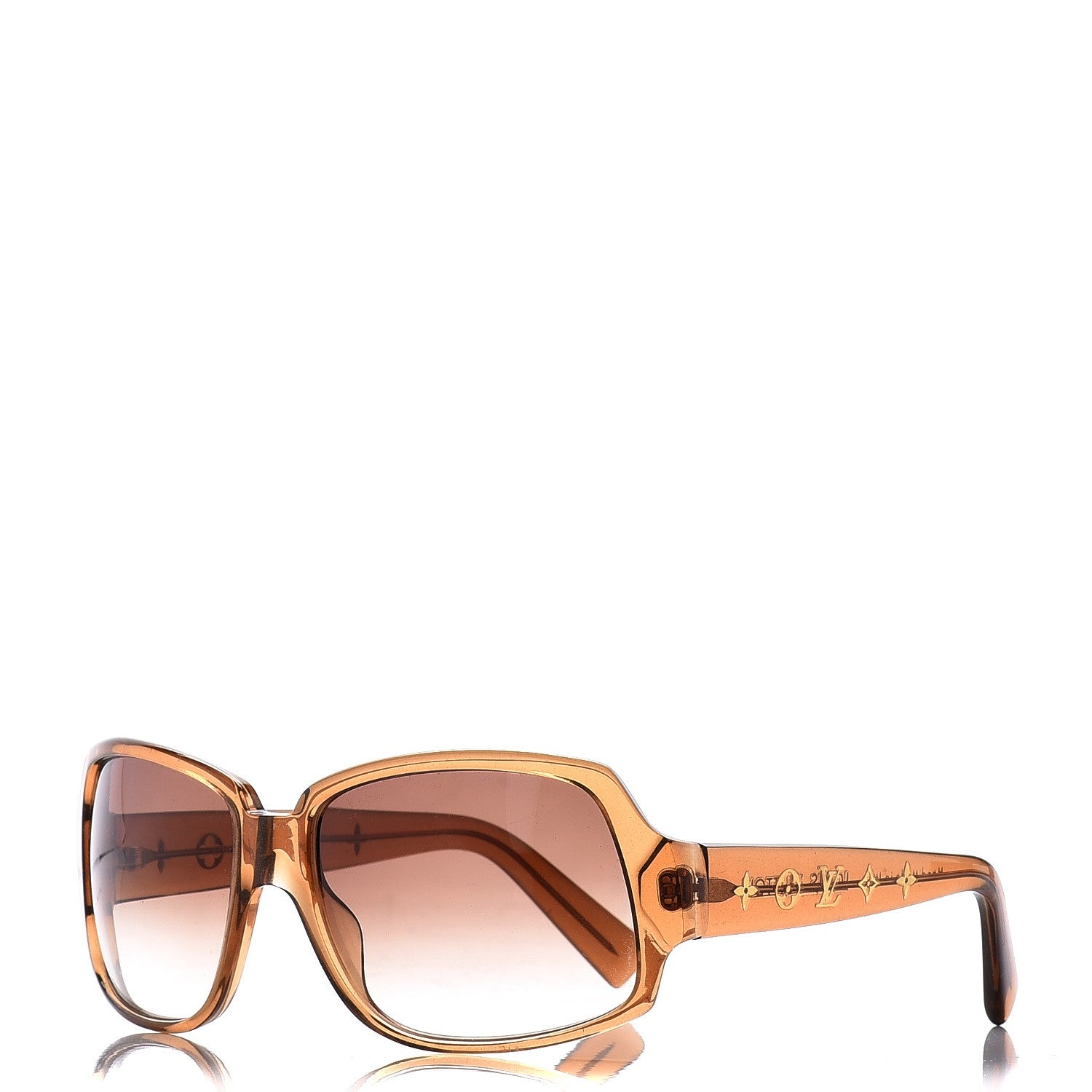 Louis Vuitton Acetate Obsession Carre Sunglasses Z0025W Glitter Honey 1 of 7