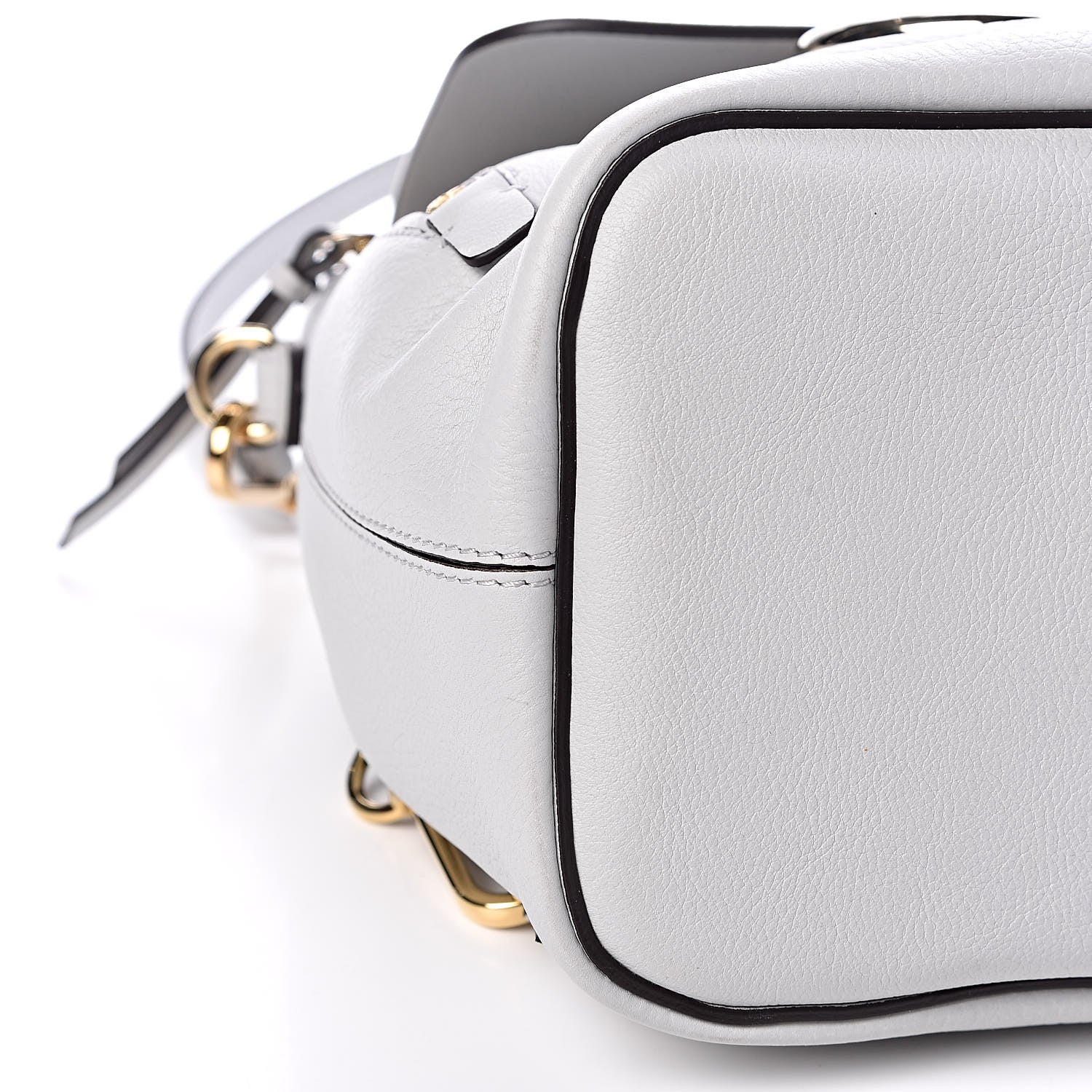 Chloe Suede Calfskin Small Faye Backpack Airy Grey 8 of 9