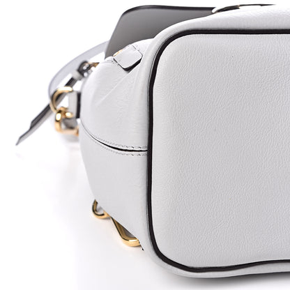Chloe Suede Calfskin Small Faye Backpack Airy Grey 8 of 9