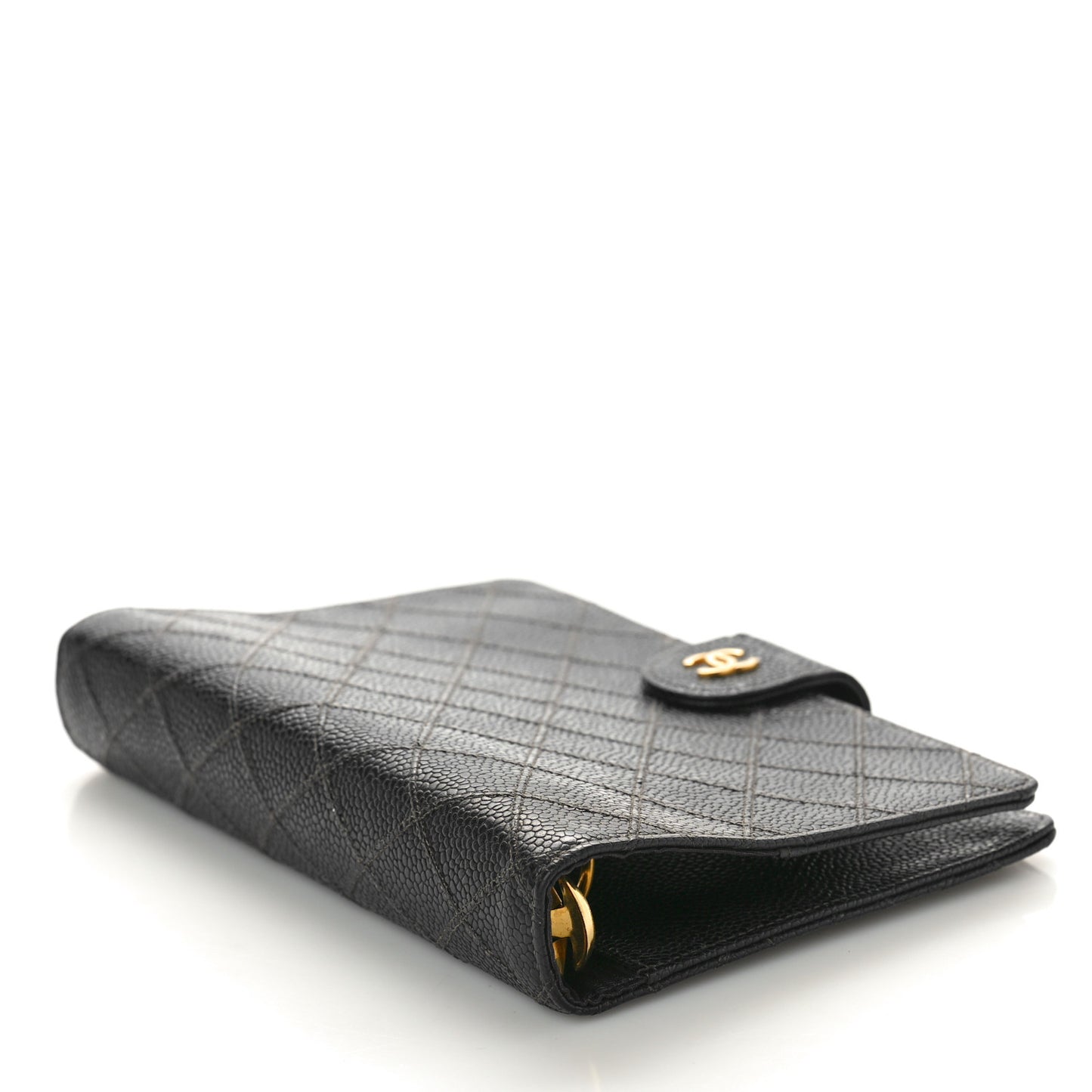 Caviar Diamond Embossed Agenda Cover Black