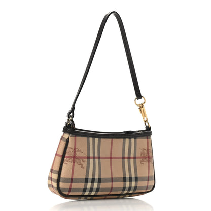 Burberry Haymarket Check Pochette Chocolate 3 of 9