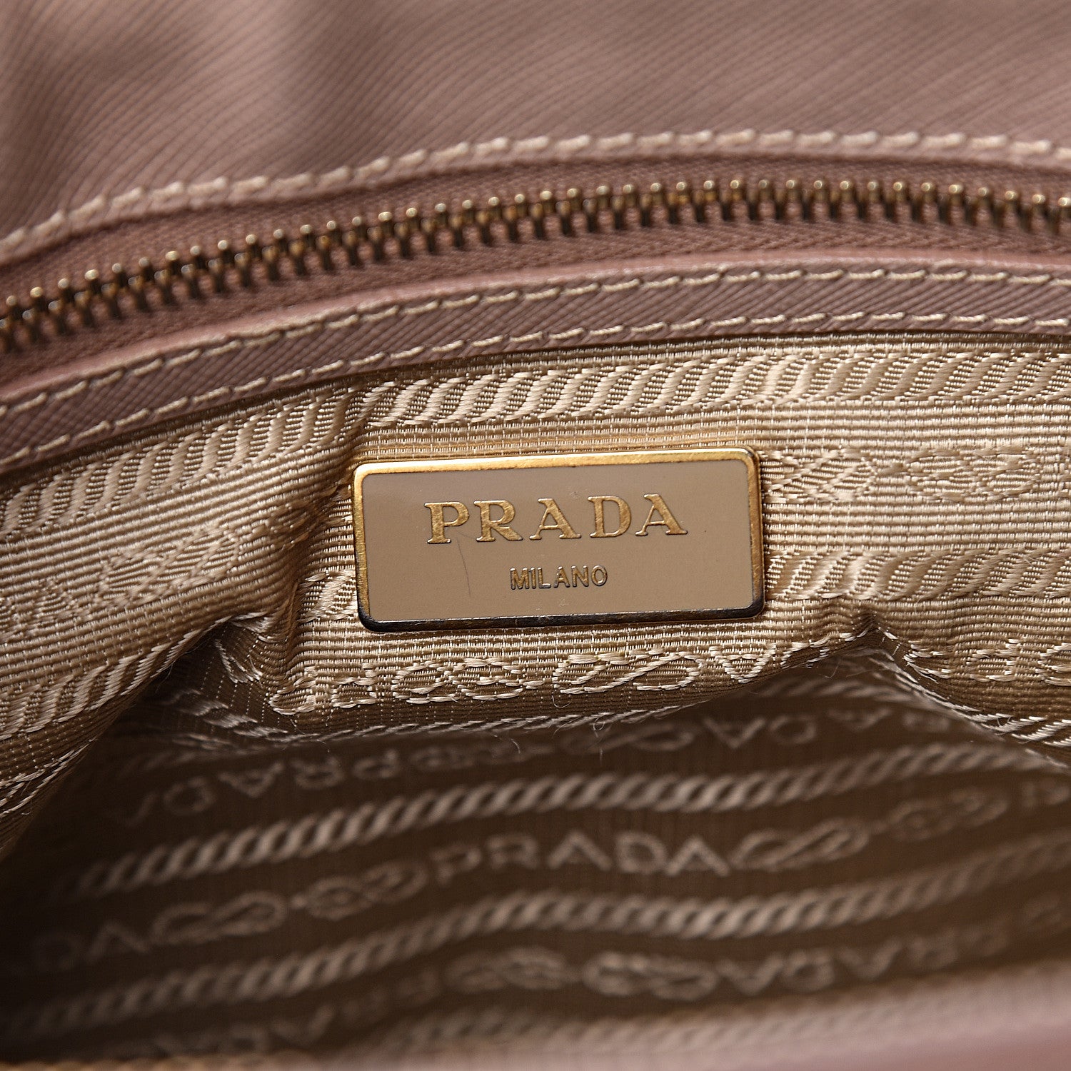 Prada Saffiano Small Galleria Double Zip Tote Cammeo 7 of 13