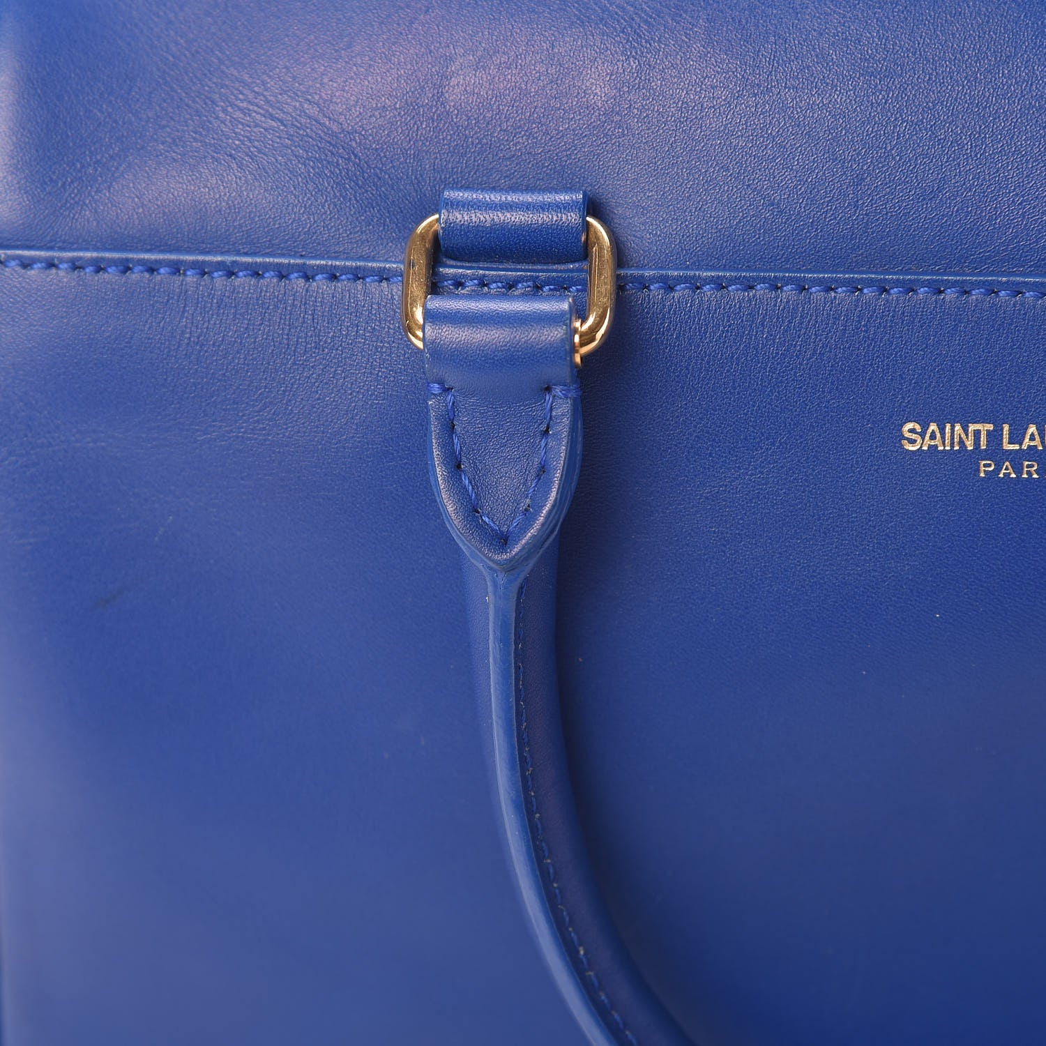 Saint Laurent Calfskin Classic Baby Duffle Blue 21 of 23