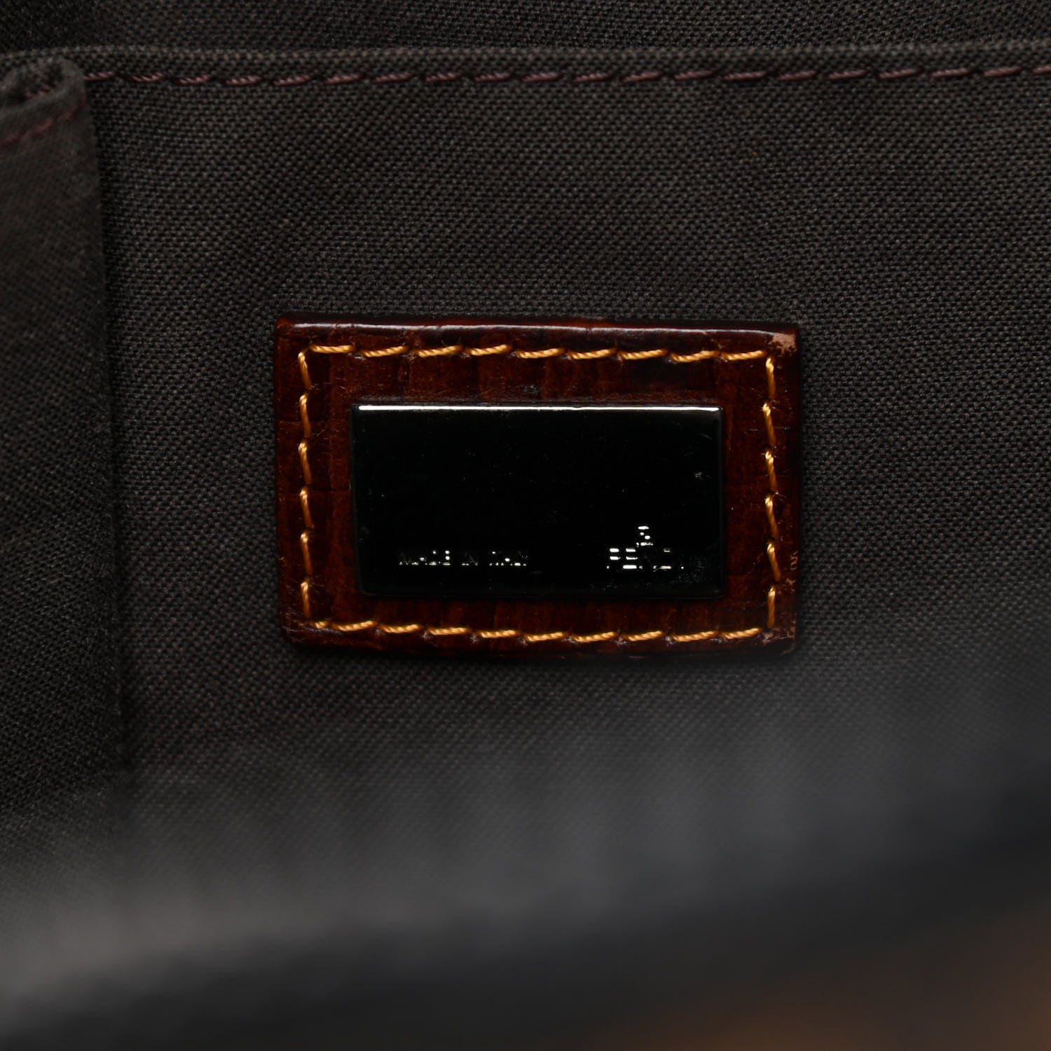 Fendi Zucca Zucchino Spalmati Large B Mix Tote Tobacco 6 of 10
