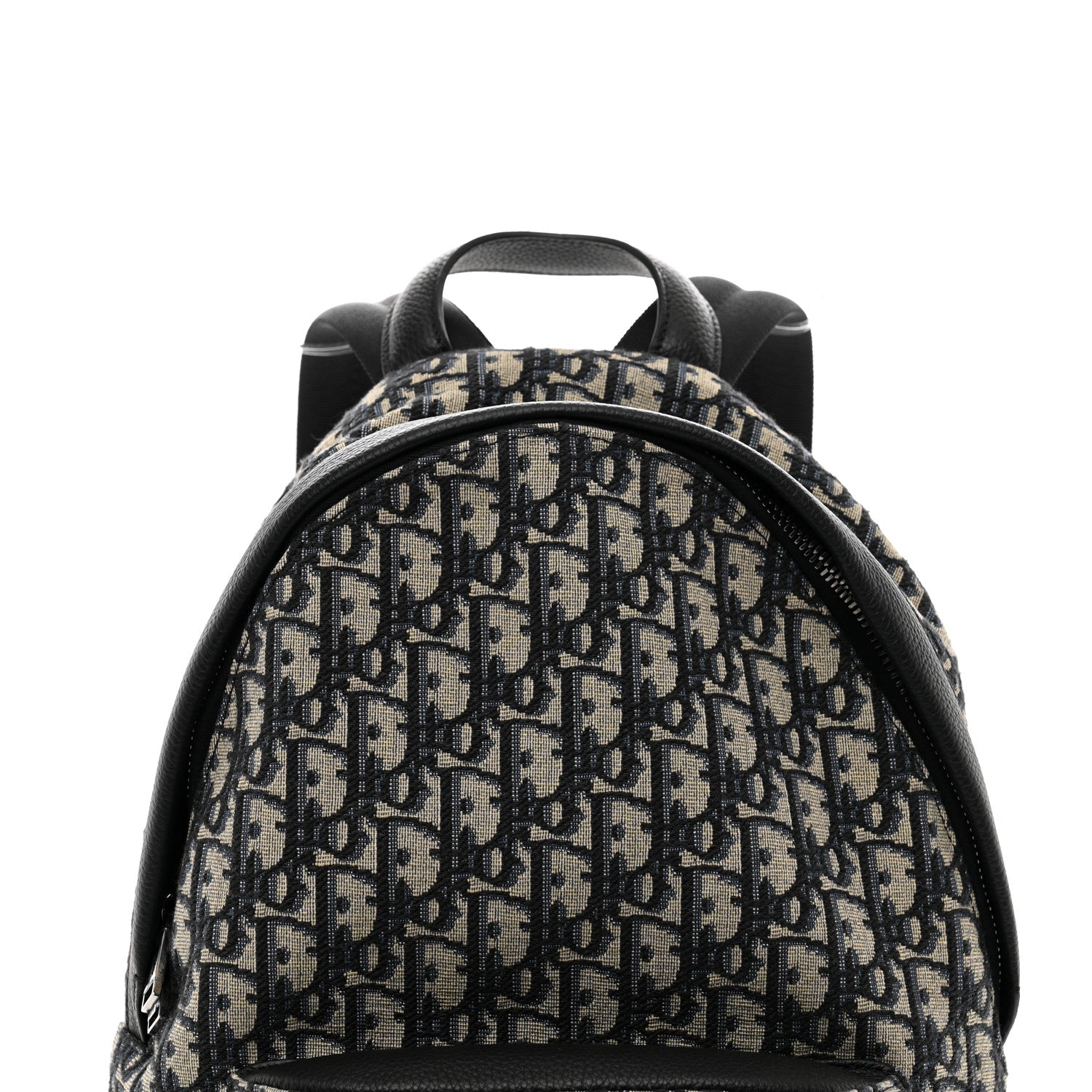 Christian Dior Oblique Calfskin Rider Kid's Backpack Beige Black 5 of 9