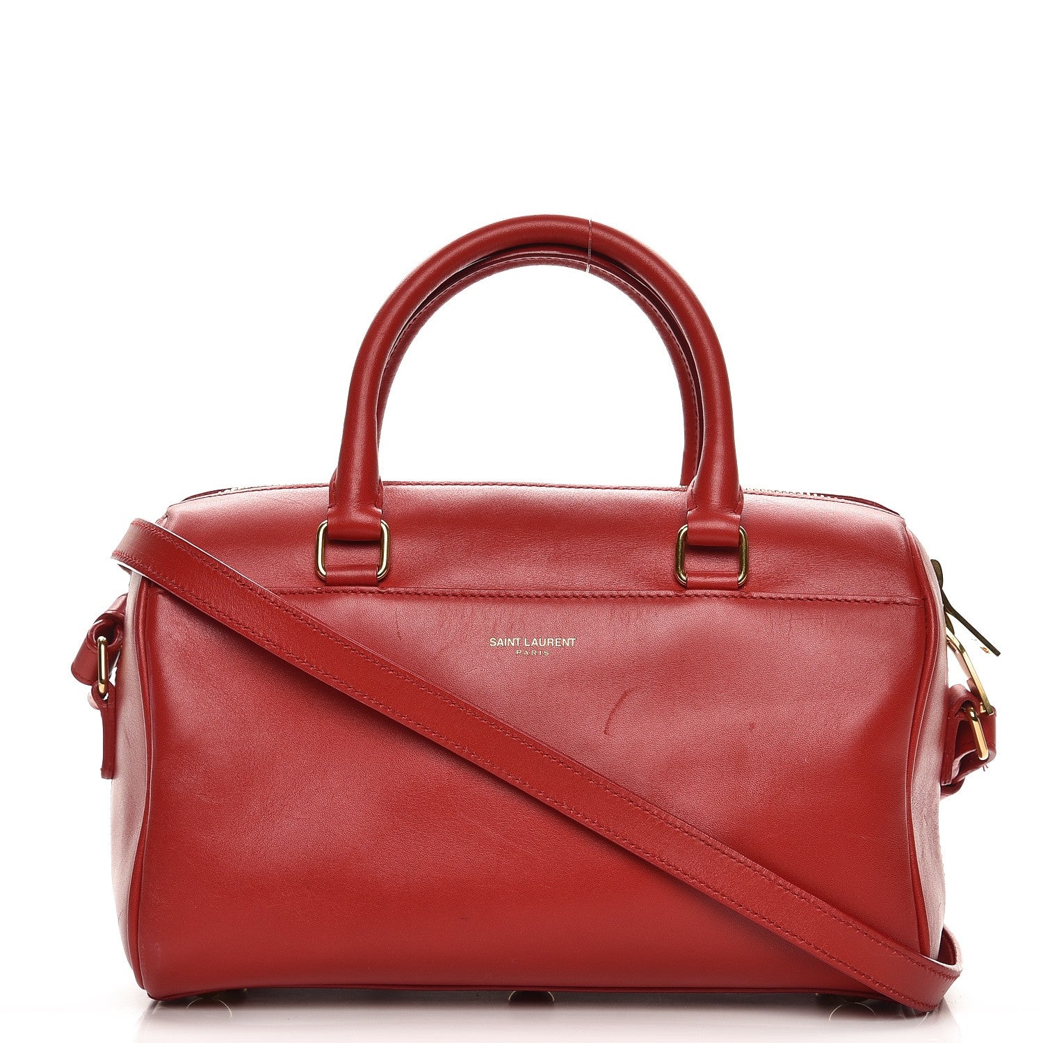 Saint Laurent Calfskin Classic Baby Duffle Red 1 of 8