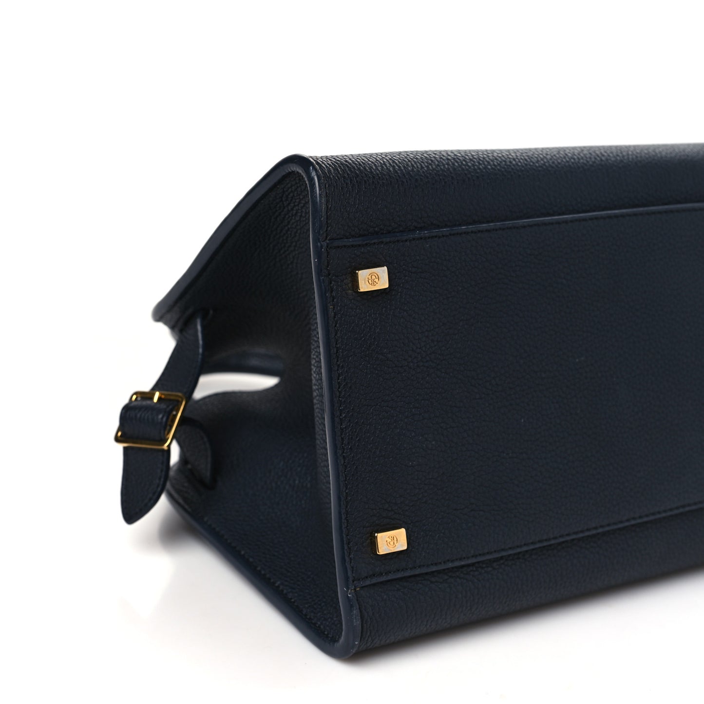 Grained Calfskin Soft Margaux 10 Navy