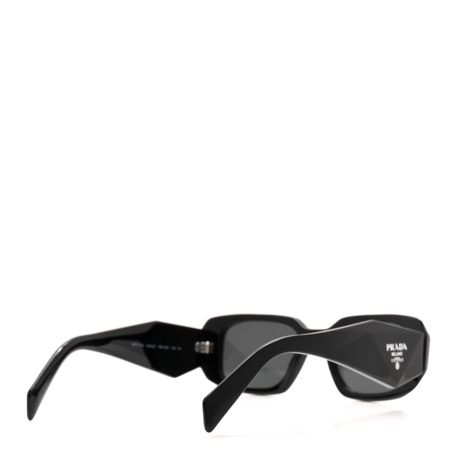 Prada Acetate Symbole Sunglasses SPR 17W Black 4 of 7