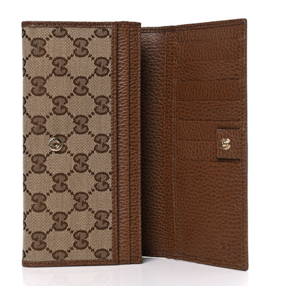 Gucci Monogram Continental Flap Wallet Brown 5 of 8