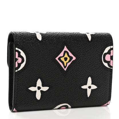 Louis Vuitton Monogram Giant Wild At Heart Rosalie Coin Purse Black 3 of 7