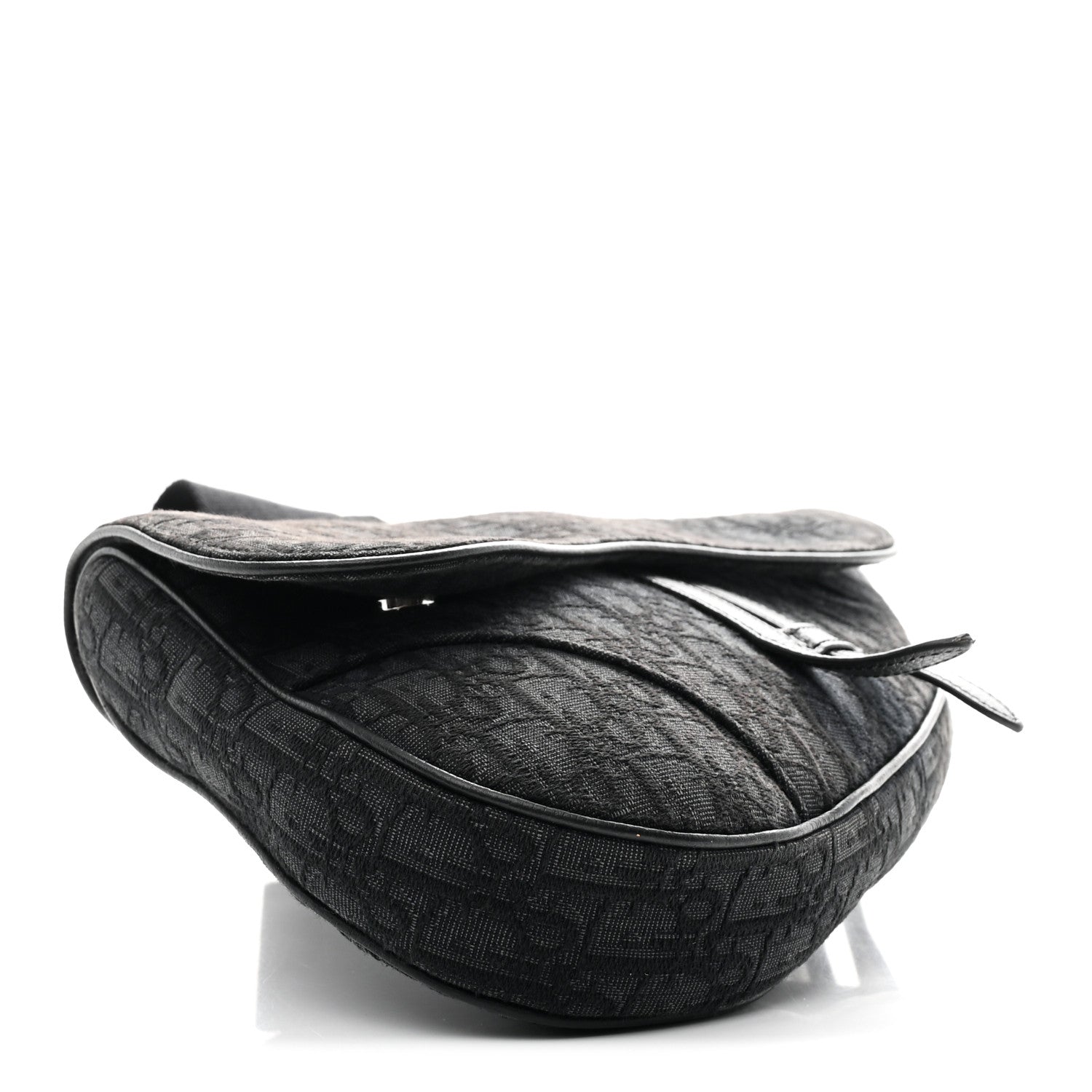 Christian Dior Oblique Mens Saddle Bag Black 1822035 – FASHIONPHILE