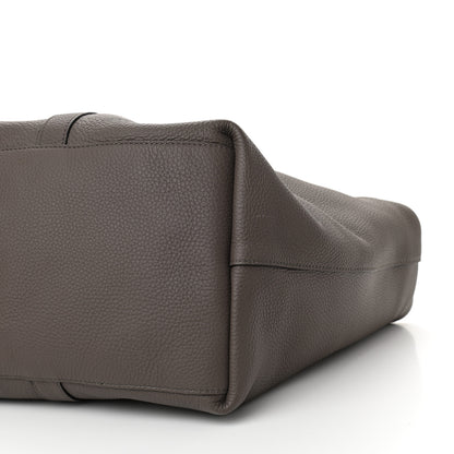 Gucci Pebbled Calfskin Carry On Duffle Grey 10 of 12