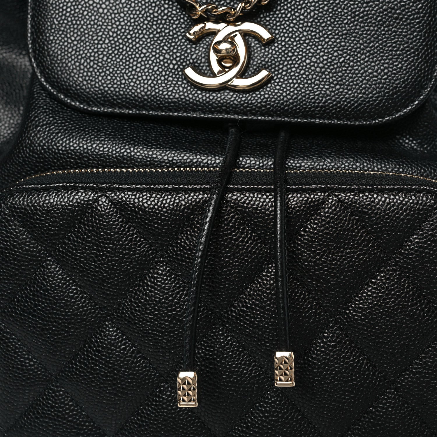Chanel Caviar Quilted Business Affinity Backpack Black 8 of 12