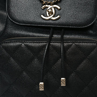 Chanel Caviar Quilted Business Affinity Backpack Black 8 of 12