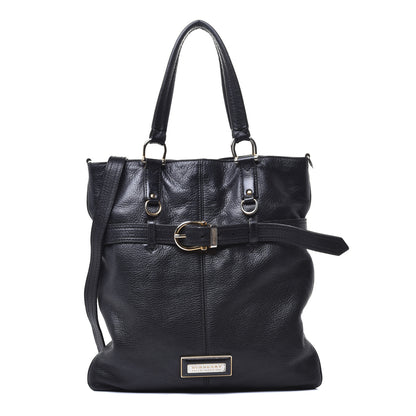 Burberry Grainy Calfskin Tote Black 1 of 8