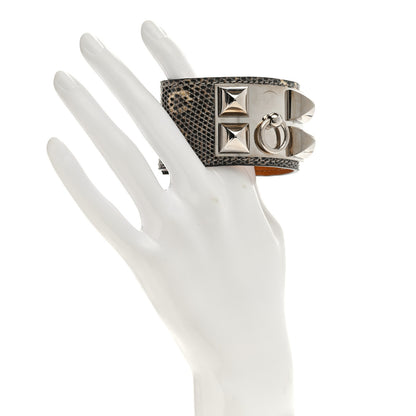 Hermes Lizard Collier de Chien CDC Bracelet T1 Ombre 2 of 6
