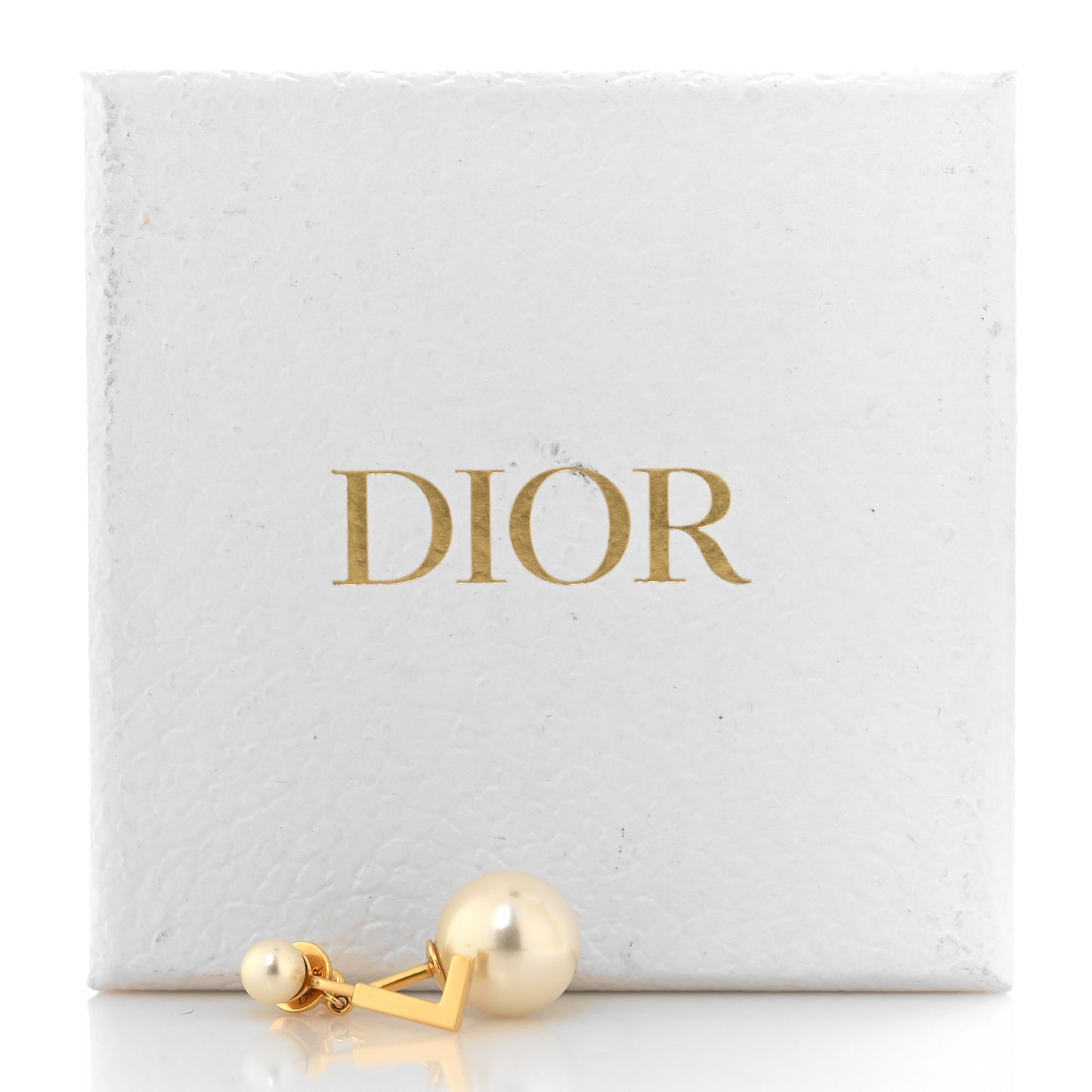 Pearl My ABCDior L Tribale Earring Gold