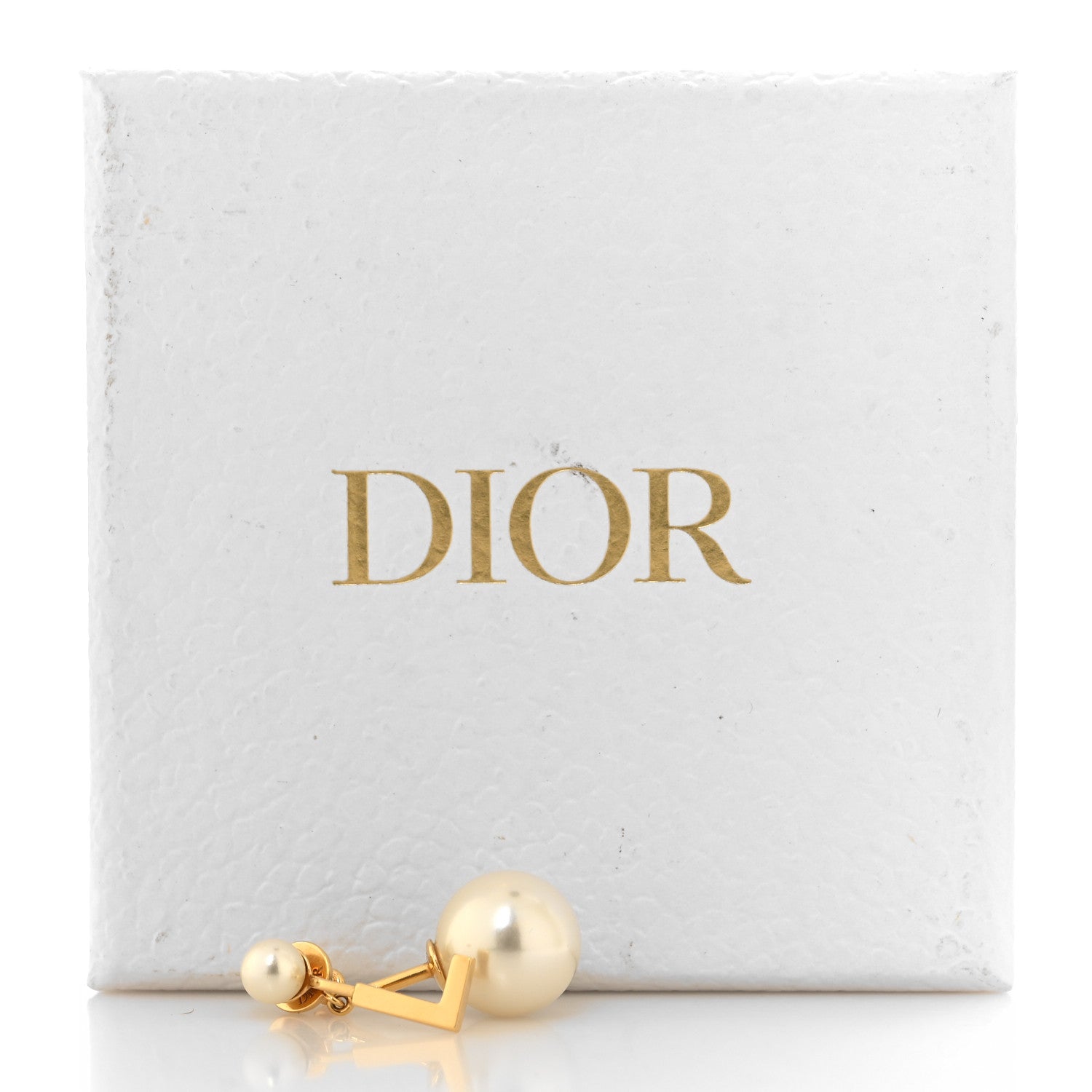 Christian Dior Pearl My ABCDior L Tribale Earring Gold 5 of 5