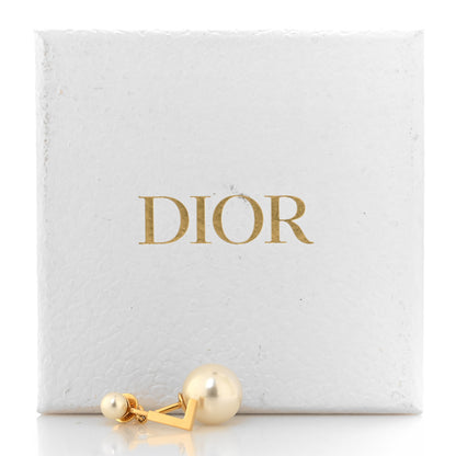 Christian Dior Pearl My ABCDior L Tribale Earring Gold 5 of 5