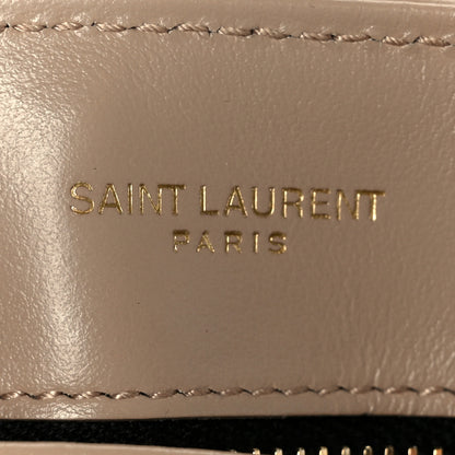 Saint Laurent Calfskin Y Quilted Monogram Toy Loulou Crossbody Bag Dark Beige 6 of 11