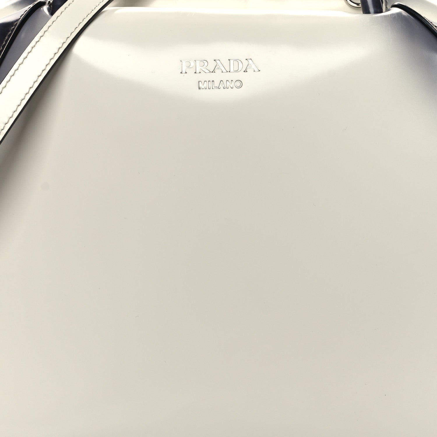 Prada Spazzolato Large Supernova Handbag White Sfumato 8 of 16
