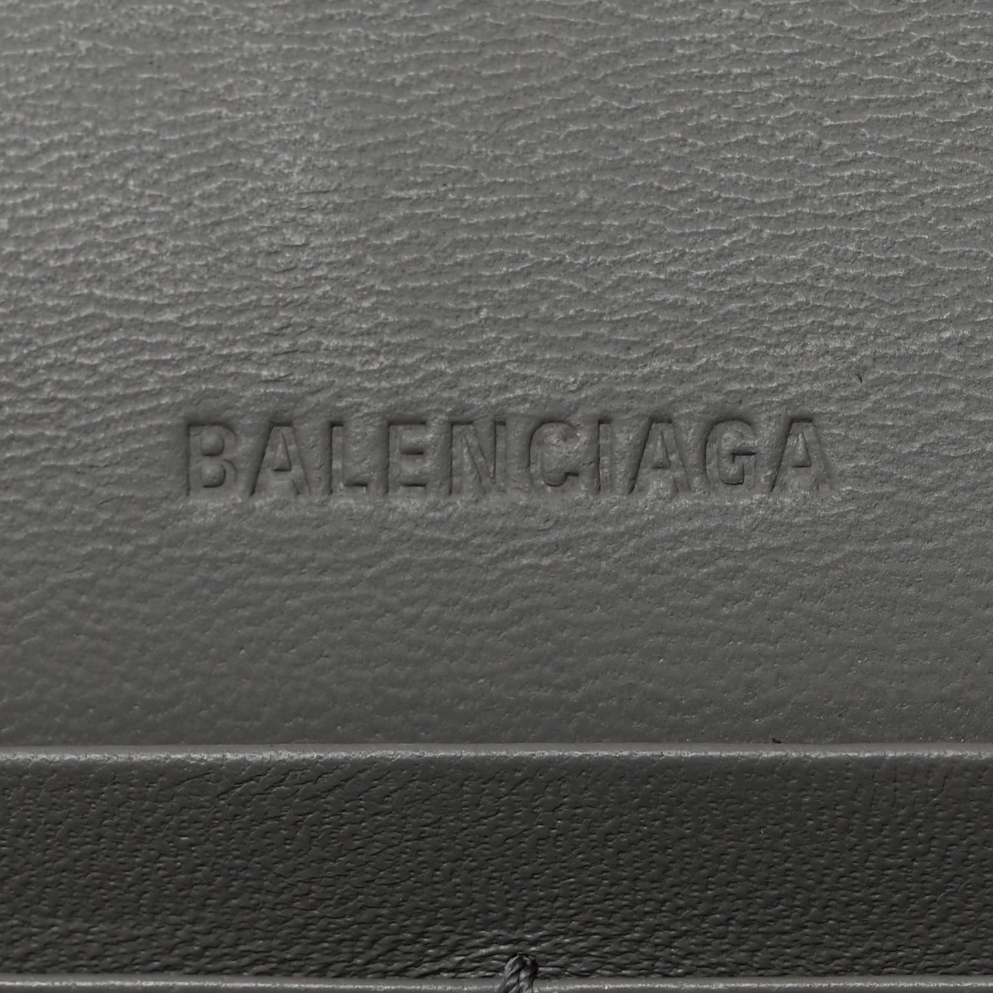 Extra Supple Calfskin Crocodile Embossed Gossip Chain Bag XS Grey