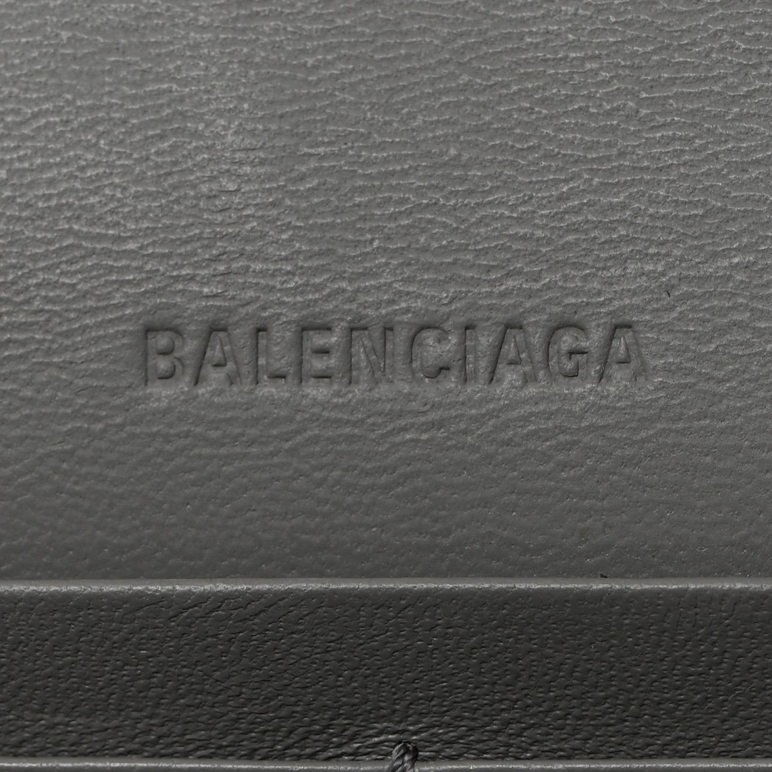 Balenciaga Extra Supple Calfskin Crocodile Embossed Gossip Chain Bag XS Grey 6 of 11