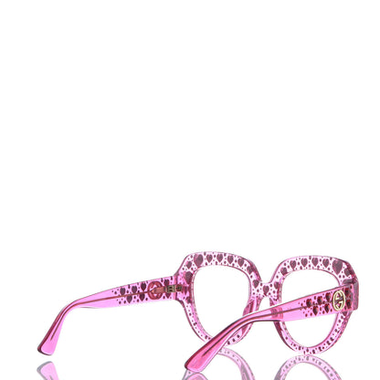 Gucci Crystal Heart Sunglasses GG0308S Red Pink 4 of 7
