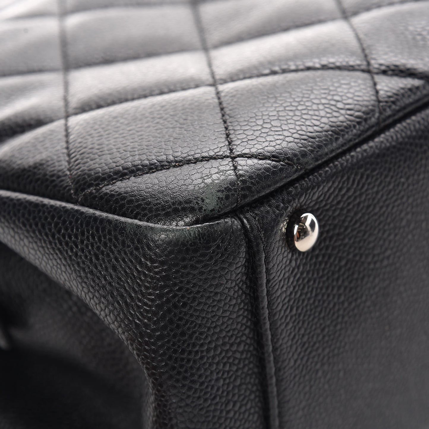 Caviar Quilted Timeless CC Soft Tote Black