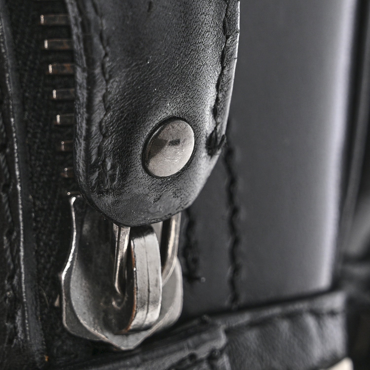 Burberry Prorsum Calfskin Studded Knight Satchel Black 15 of 19