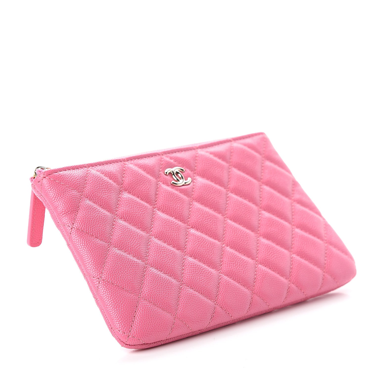Chanel Caviar Quilted Small Pouch Pink 3 of 6
