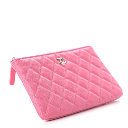 Chanel Caviar Quilted Small Pouch Pink 3 of 6