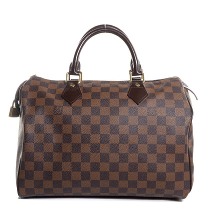 Louis Vuitton Damier Ebene Speedy 30 1 of 7