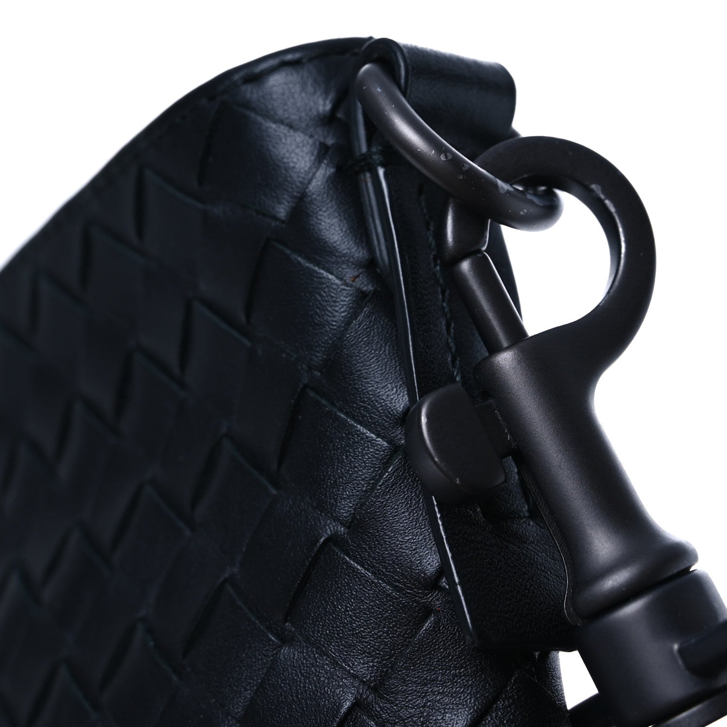 Bottega Veneta Nappa Intrecciato VN Crossbody Messenger Bag Black 13 of 13