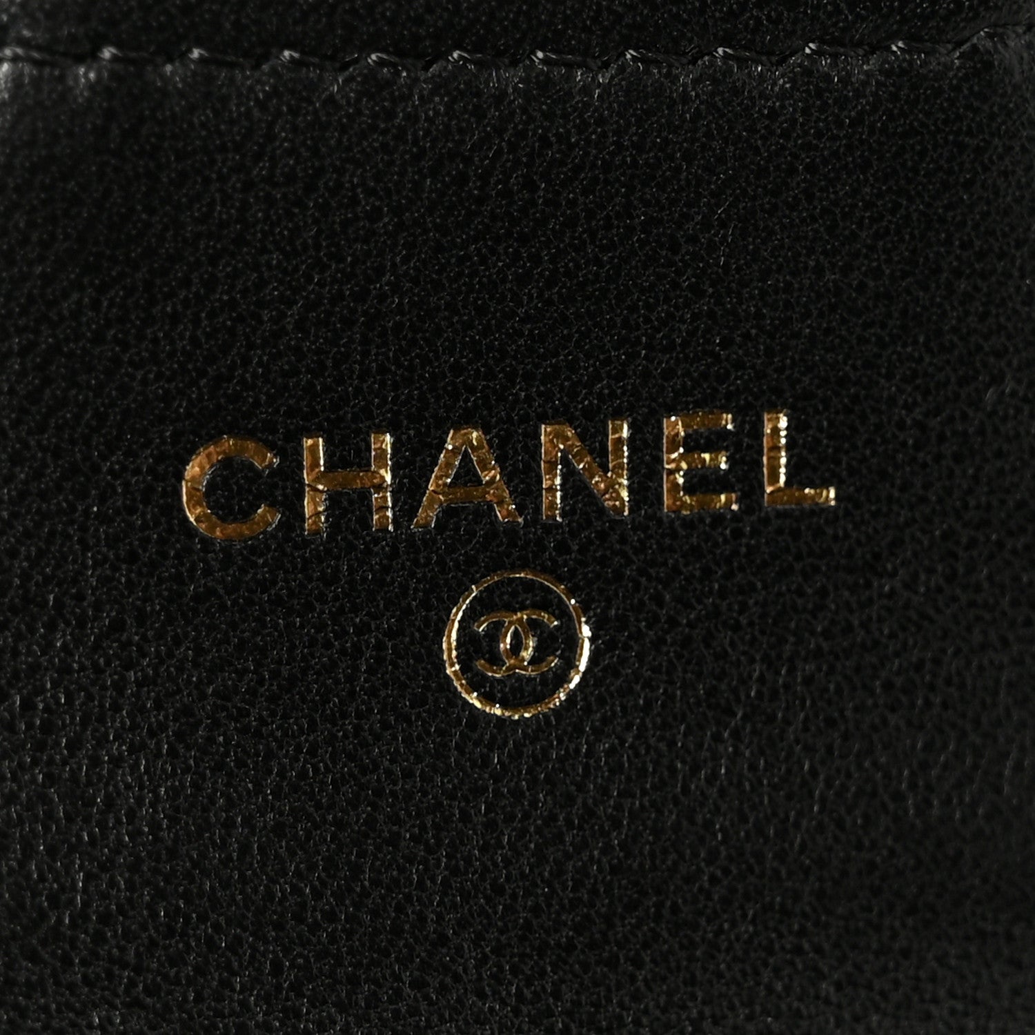 Chanel Lambskin Quilted Flap Card Holder Wallet Black 7 of 10