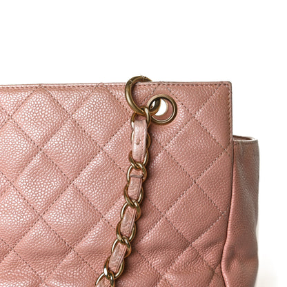 Chanel Caviar Quilted Petit Timeless Shopping Tote PTT Pink 18 of 18