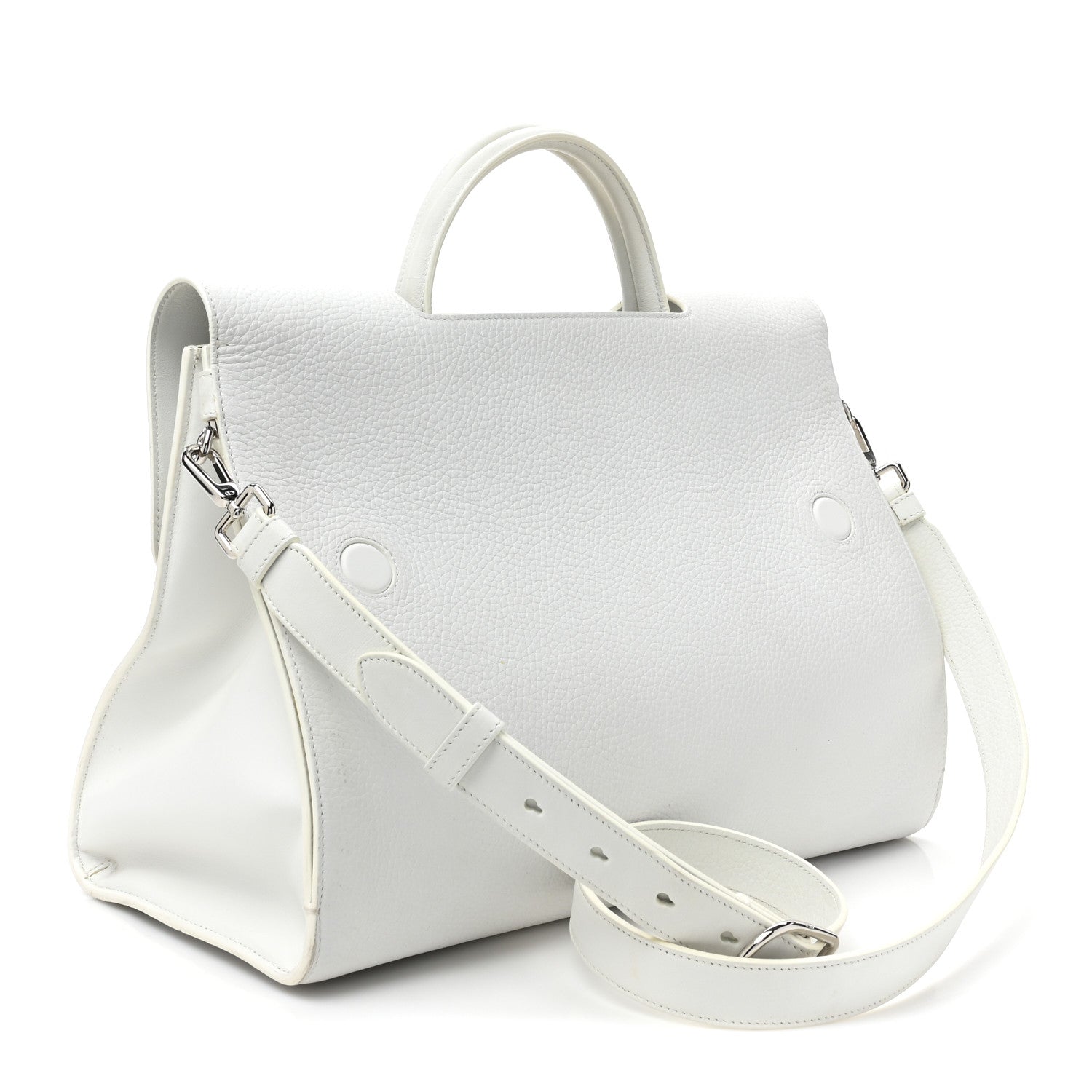 Christian Dior Bullcalf Medium Diorever Flap White 3 of 15
